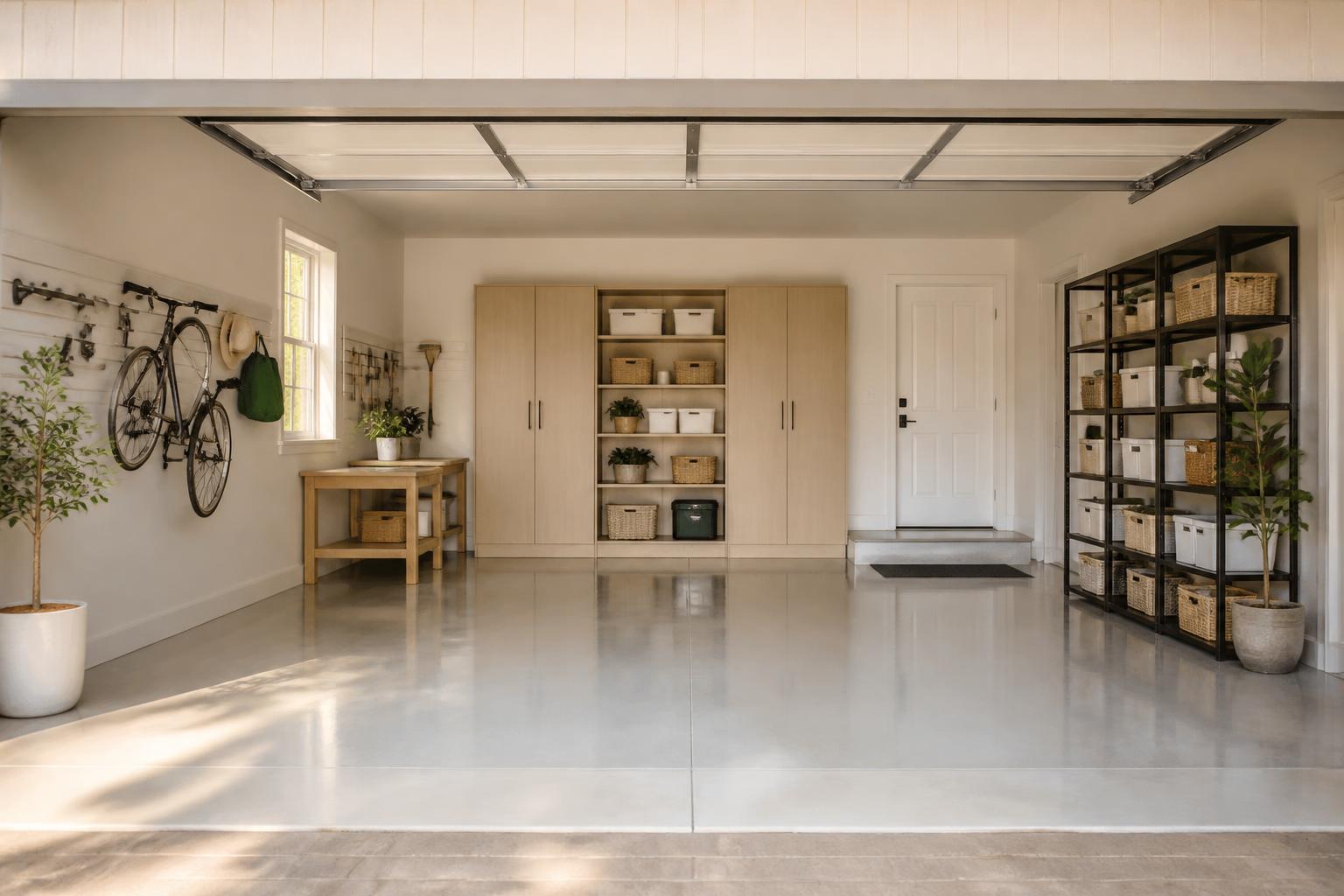 Garage placeholder — after cleaning (placeholder image)
