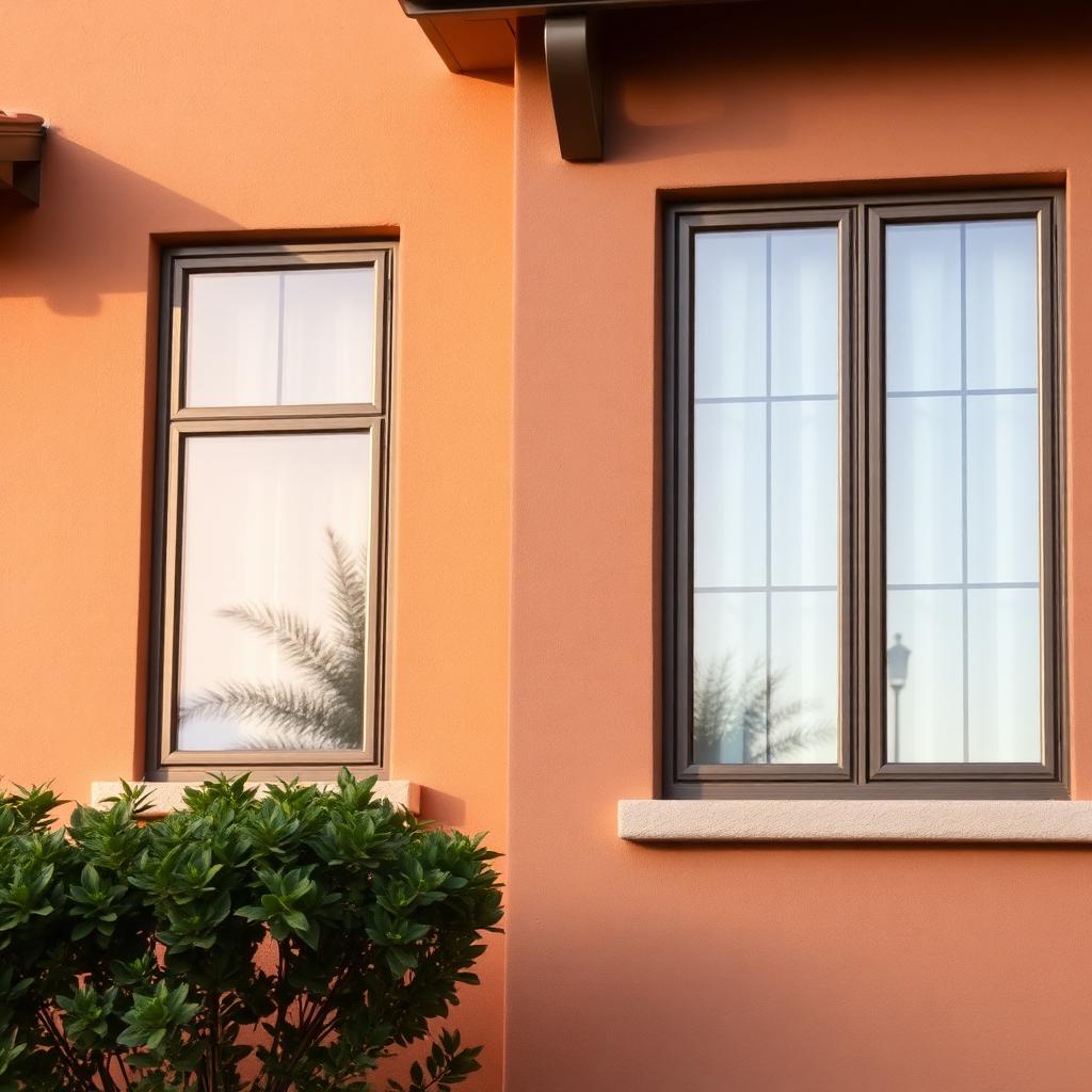 Spotless exterior residential windows